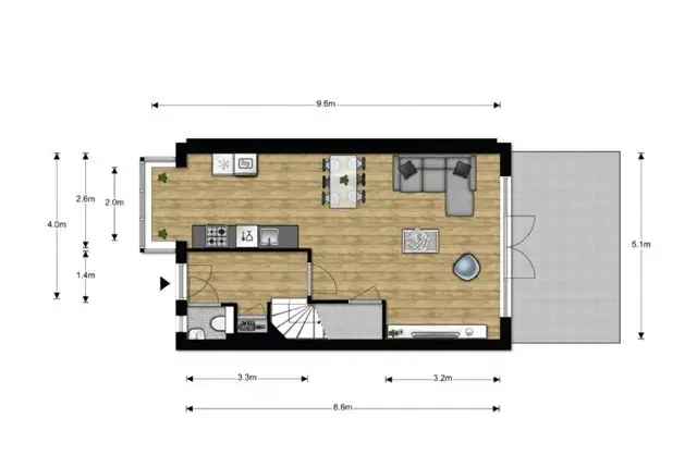 Eengezinswoning te huur Tilburg 5 kamers 120m2