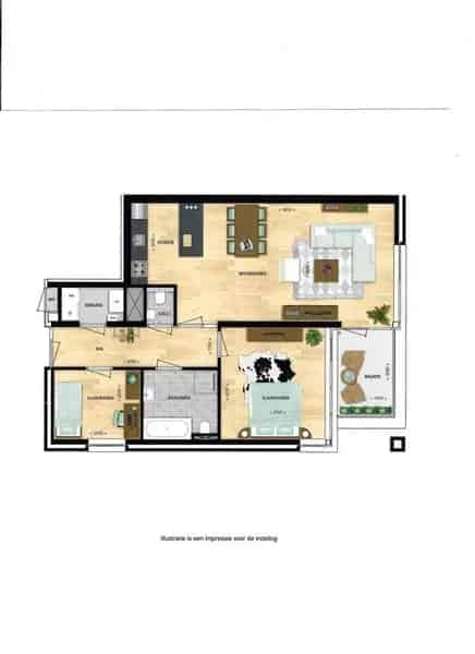 3 Kamer Appartement Terheijden 93m2 Balkon Vloerverwarming Energielabel A