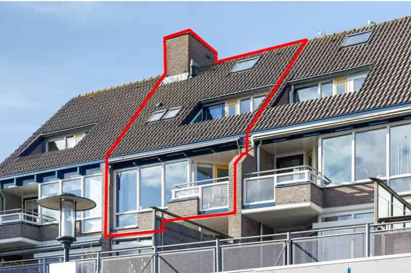 Appartement boven winkelcentrum De Huesmolen te Hoorn