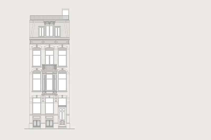Herenhuis Vondelpark Amsterdam 355m2  5 Slaapkamers Tuin Dakterras