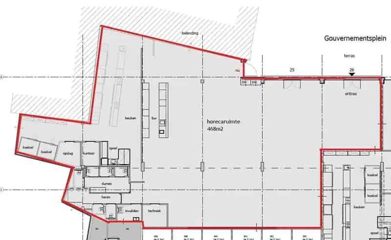Horecapand te Koop Bergen op Zoom Gouvernementsplein