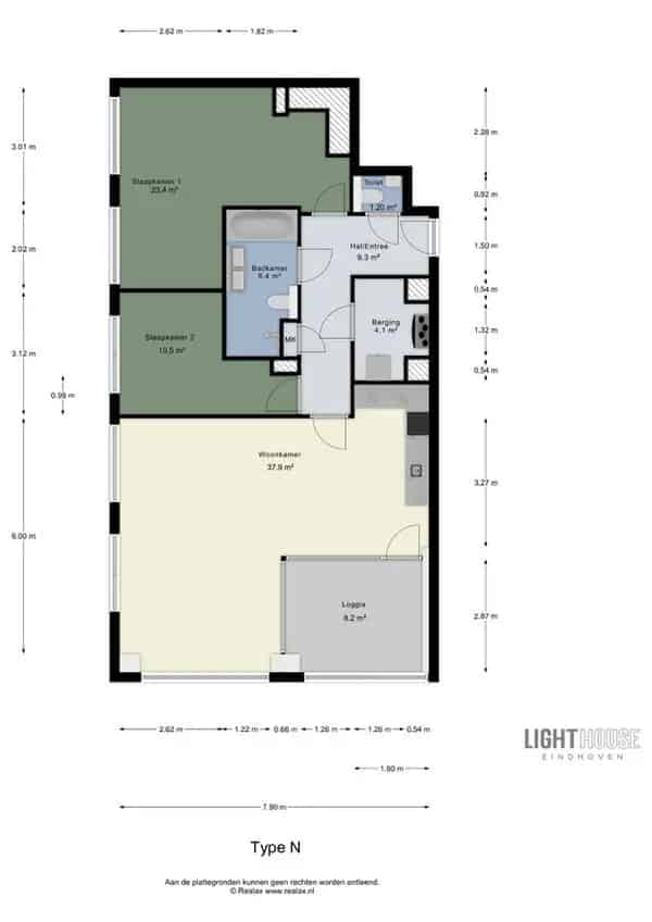 Luxe Penthouse Eindhoven Strijp-S 97m2