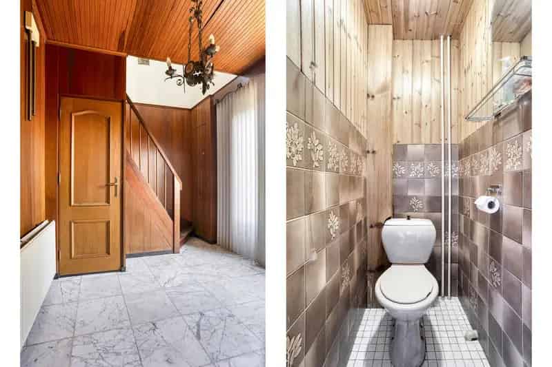 Moderne jaren 60 woning te moderniseren 3 slaapkamers dubbele garage