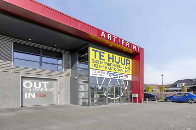 Bedrijfsruimte te huur Oss 282m2 Kantoor 165m2
