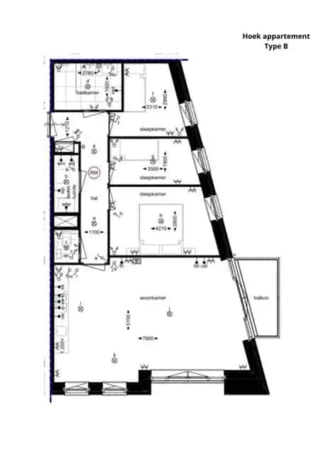 Hoekappartement 80m2 4 kamers te huur Monnickendam