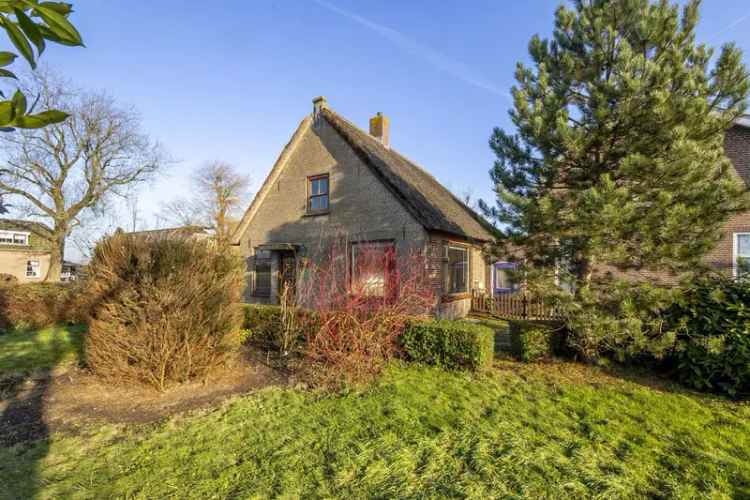 Rietgedekte woonboerderij Alblas renovatieproject