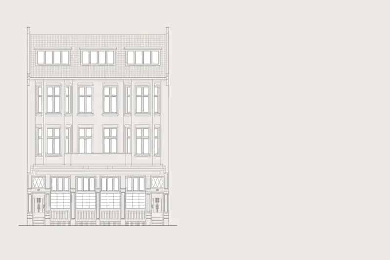 Kantoorruimte Amsterdam Achtergracht 785m2  Monumentale pand