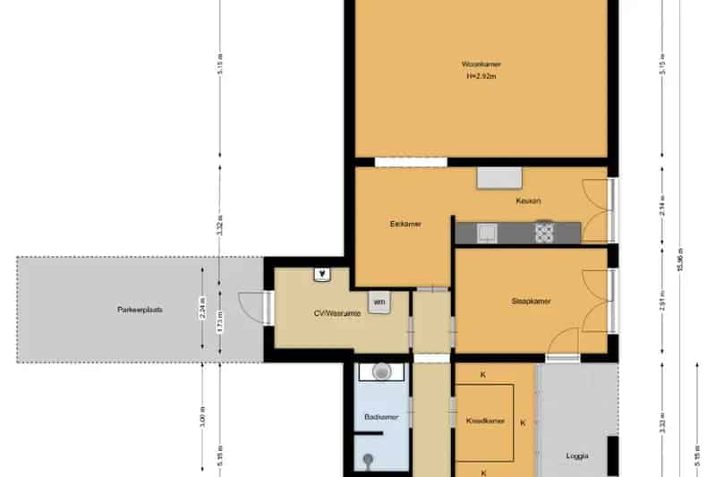 Appartement te koop Weesp: 3-kamer, 106m

