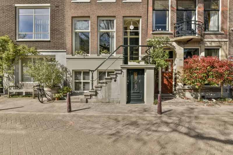Grachtenpand Amsterdam Nieuwe Keizersgracht 342m2 Tuin