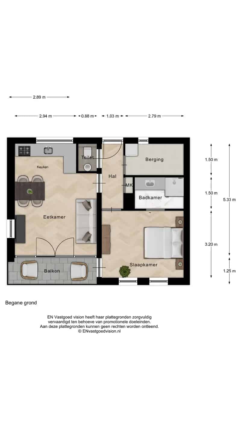 Tweekamerappartement Zaandam  Balkon  Energielabel A+++
