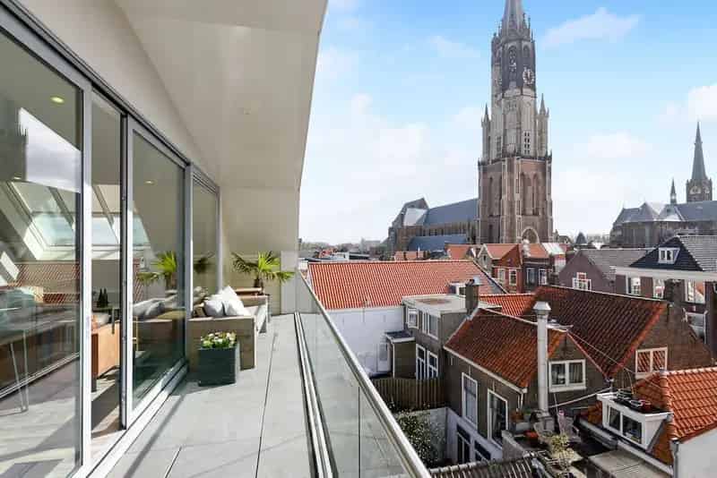 Penthouse te koop Delft - 93m2 - Uitzicht Nieuwe Kerk - Energielabel A