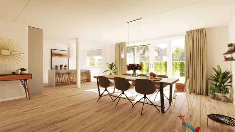 Twee Onder Een Kapwoning Lelystad 174m2 Zij Uitbouw 3 slaapkamers