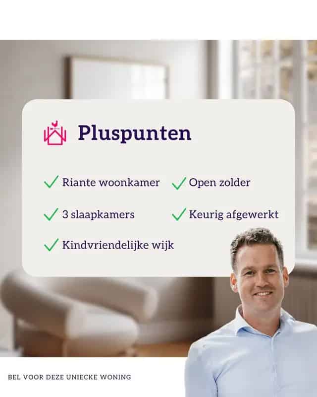 Gezinswoning Putten 3 slaapkamers Tuin Kindvriendelijk