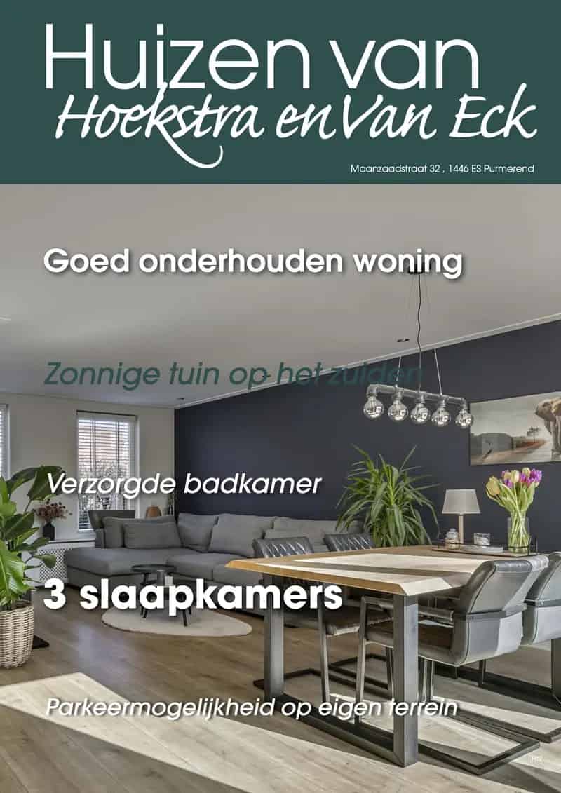 Eengezinswoning Purmerend 3 slaapkamers zonnige tuin