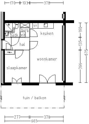 Jongerenwoning Oosterheem: Open Keuken, Slaapkamer en Berging
