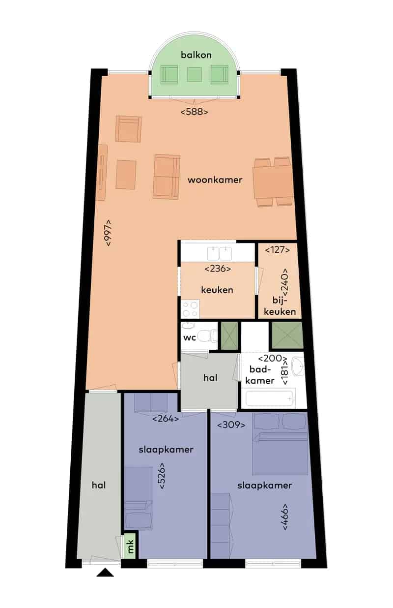 Ruime 2-kamerappartementen Westwijk Amstelveen Nabij Winkelcentrum
