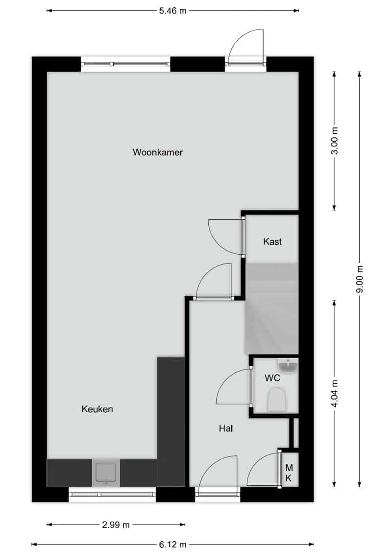 Nul-op-de-meter woning te huur in Linnerpark 3 slaapkamers