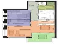 Appartement Rotterdam De Monchyplein 3 kamers 92m2