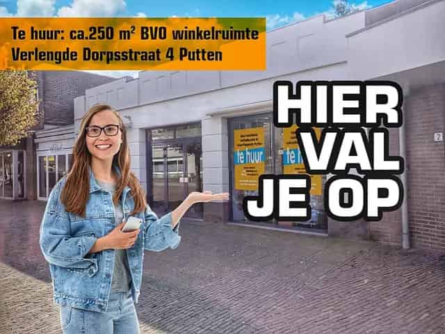 Winkel te Huur Putten 250m2 Centrum Diverse Formules