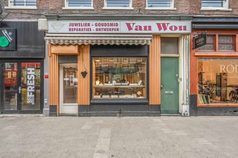 Winkelruimte te Huur Van Woustraat Amsterdam 52m²