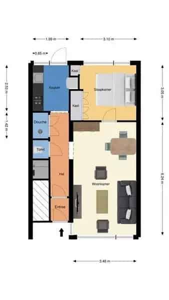 Te Huur: Knusse 1 Slaapkamer Woning Rotterdam
