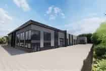 Bedrijfsruimte 181m2 te huur Halsteren - Nieuwe unit