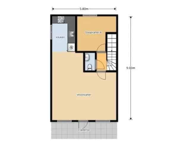 Te Huur Maastricht Centrum: Ruime 4 Kamer Split-Level Woning 91m2