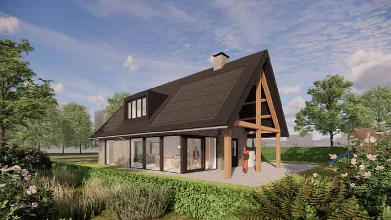 Bouwkavels Strijen: 3 Vrijstaande Woningen Boerenerf