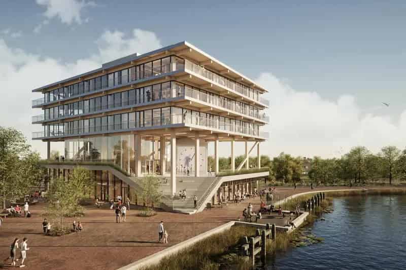 Kantoor te Koop Amsterdam Weesperzijde: Circular City House