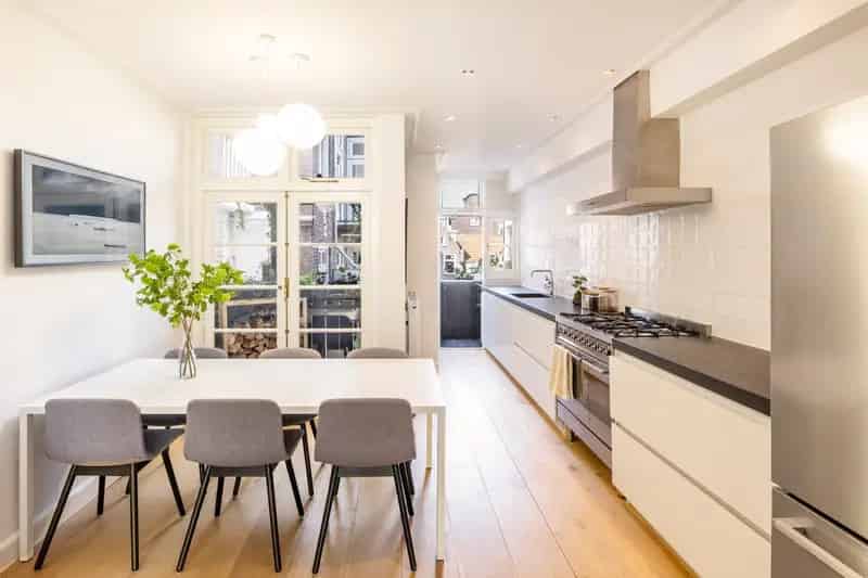 Grachtenappartement Amsterdam Lauriergracht 102m2 3 slaapkamers Dakterras