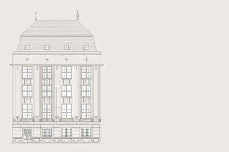 Kantoorruimte Herengracht Amsterdam 401m²  Monumentale pand