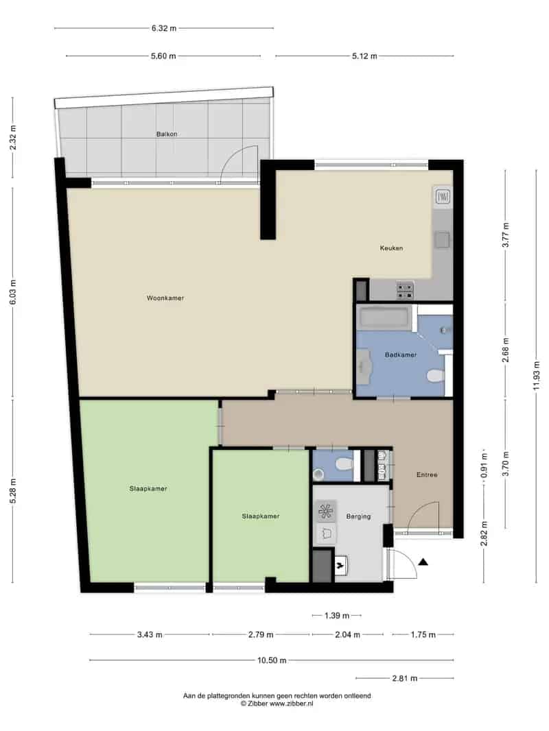 Appartement te koop Veghel 122m2 2 slaapkamers balkon parkeerplaats