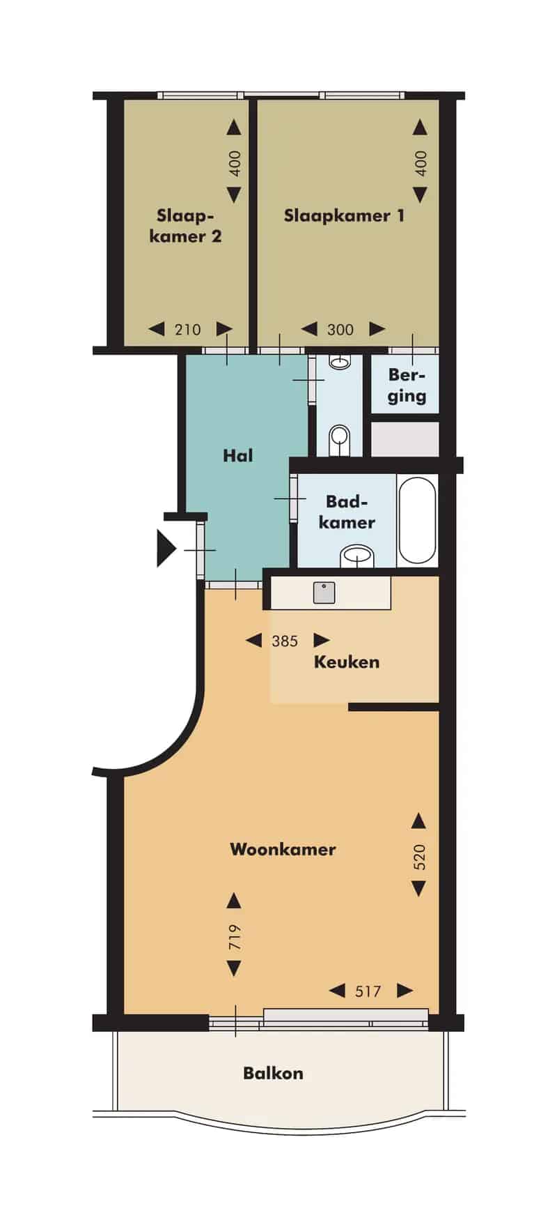 Appartementen Linker Rottekade Rotterdam