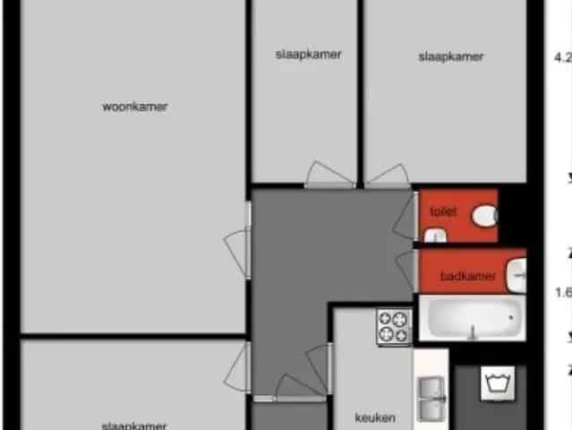 Ruime woning te huur Eindhoven onbepaalde tijd woningdelers huisdieren mogelijk