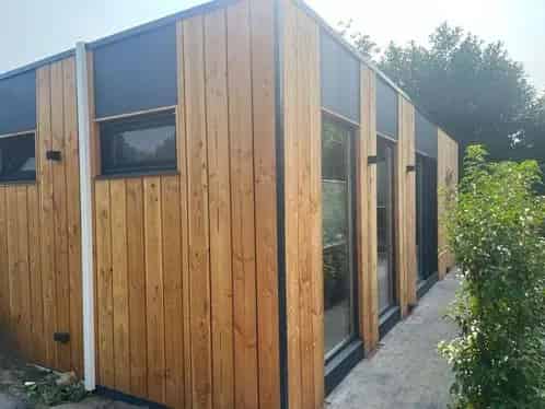 Chalets op Maat:  Permanente Bewoning, B&B of Kantoor