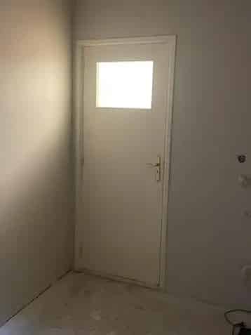 Oude WC Deur Met Raam