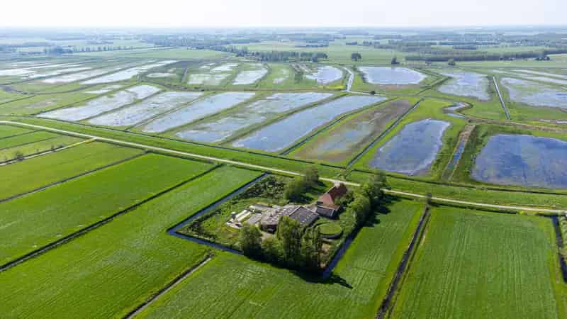 Boerderij met vrij uitzicht in Friesland  -  Nieuwbouwmogelijkheden