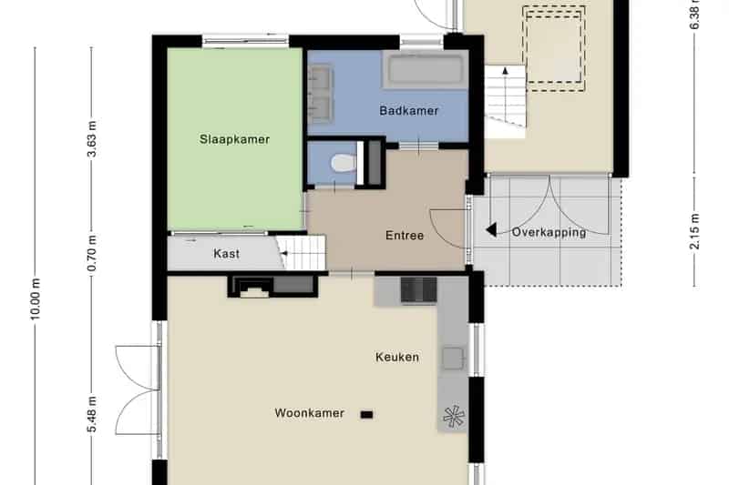 Huis te koop Renkum: Semi-bungalow met praktijkruimte