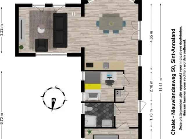 Chalet te koop nabij strand en winkels