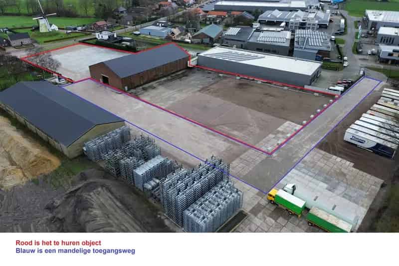Bedrijfshal te Huur Luyksgestel 1100m² Opslag Buitenterrein