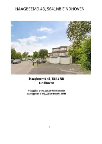 Grote Tussenwoning Eindhoven 4 Slaapkamers Tuin Garage