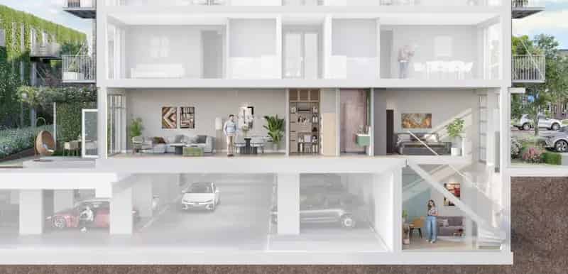 Appartement Breda Conservenfabriek Type B1 102m2 1 slaapkamer