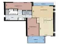 Appartement Breda Ceresstraat 3 kamers 119m2