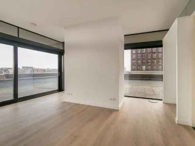 Penthouse Amsterdam IJ-zicht Ruim Terras 3 slaapkamers