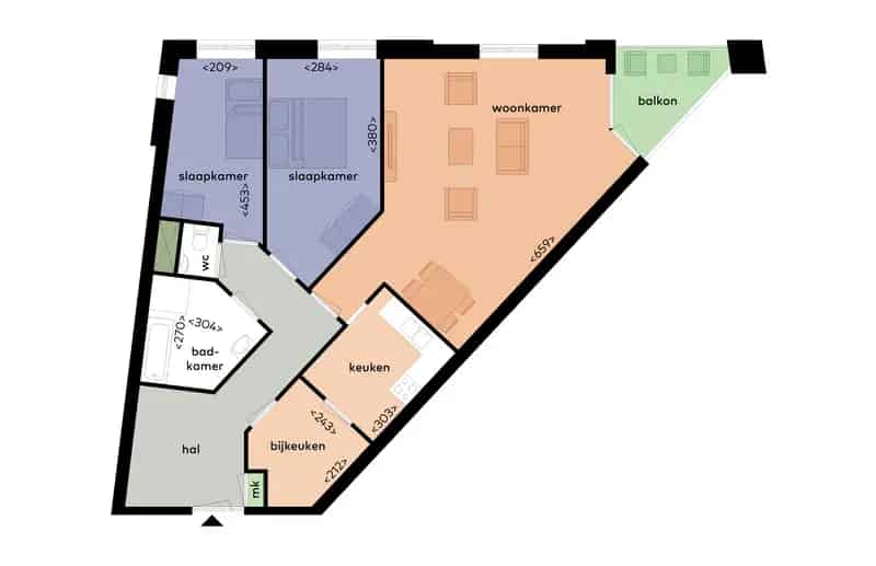 Ruime 2-kamerappartementen Westwijk Amstelveen Nabij Openbaar Vervoer
