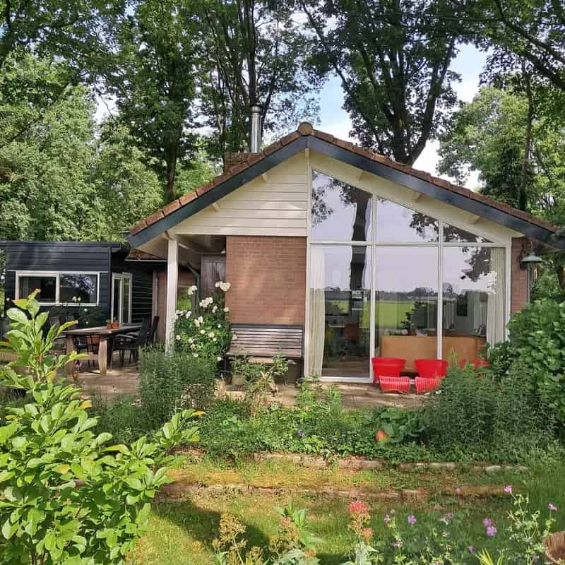 Stenen Bungalow Landgoed Uitzicht Rust Gasloos