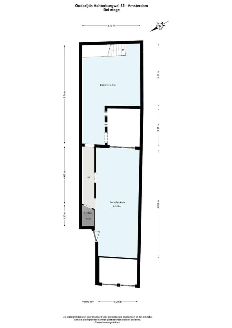 Bedrijfshal Amsterdam | Zoek bedrijfshallen te huur: Oudezijds Achterburgwal 35-B 1012 DA Amsterdam 