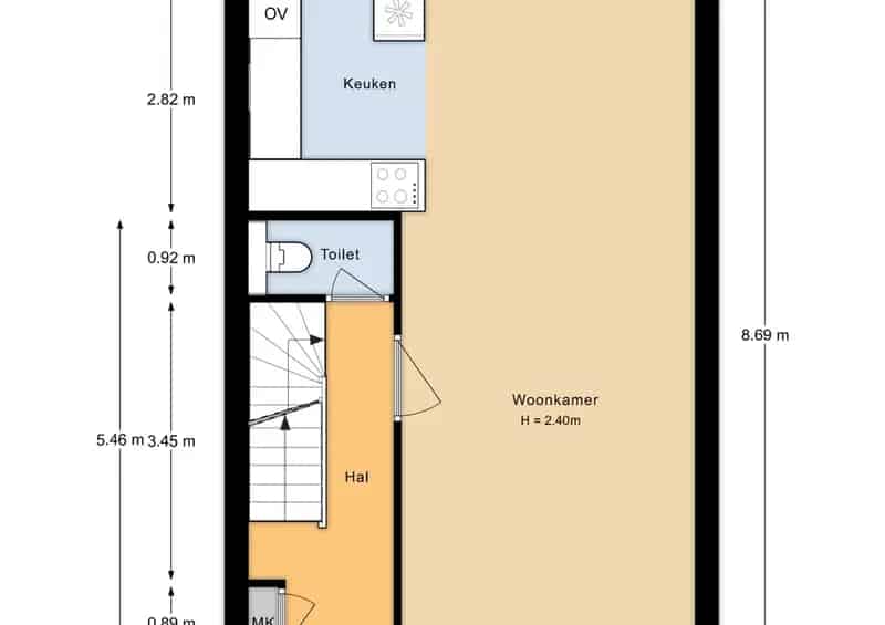 Tweekapper Groot IJsselmonde 4 slaapkamers 2 badkamers