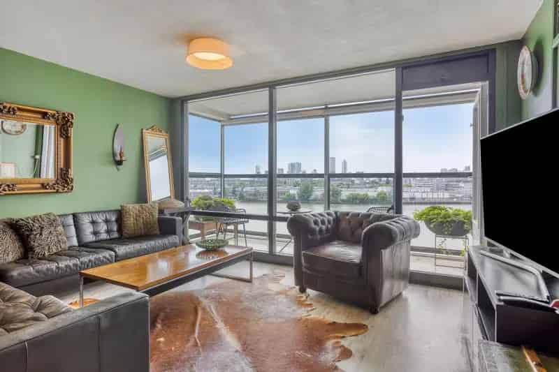 3 Kamerappartement Rotterdam De Esch Maas uitzicht