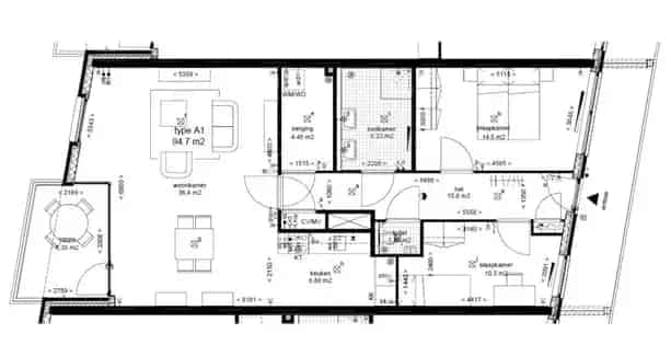 3 Kamer Appartement Amersfoort Eemplein 95m2